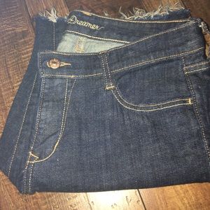 Old Navy Dreamer jeans frayed for a 5' women